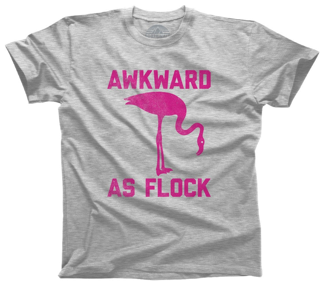 Men's Awkward as Flock Flamingo T-Shirt