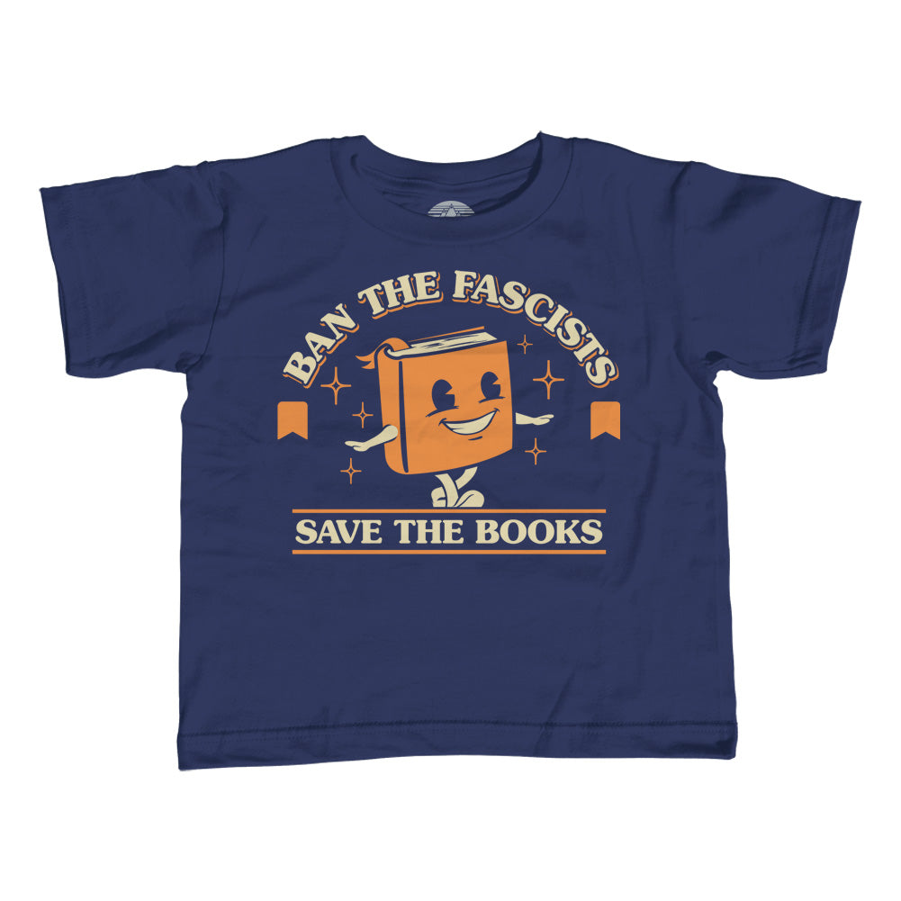 Boy's Ban The Fascists Save The Books T-Shirt