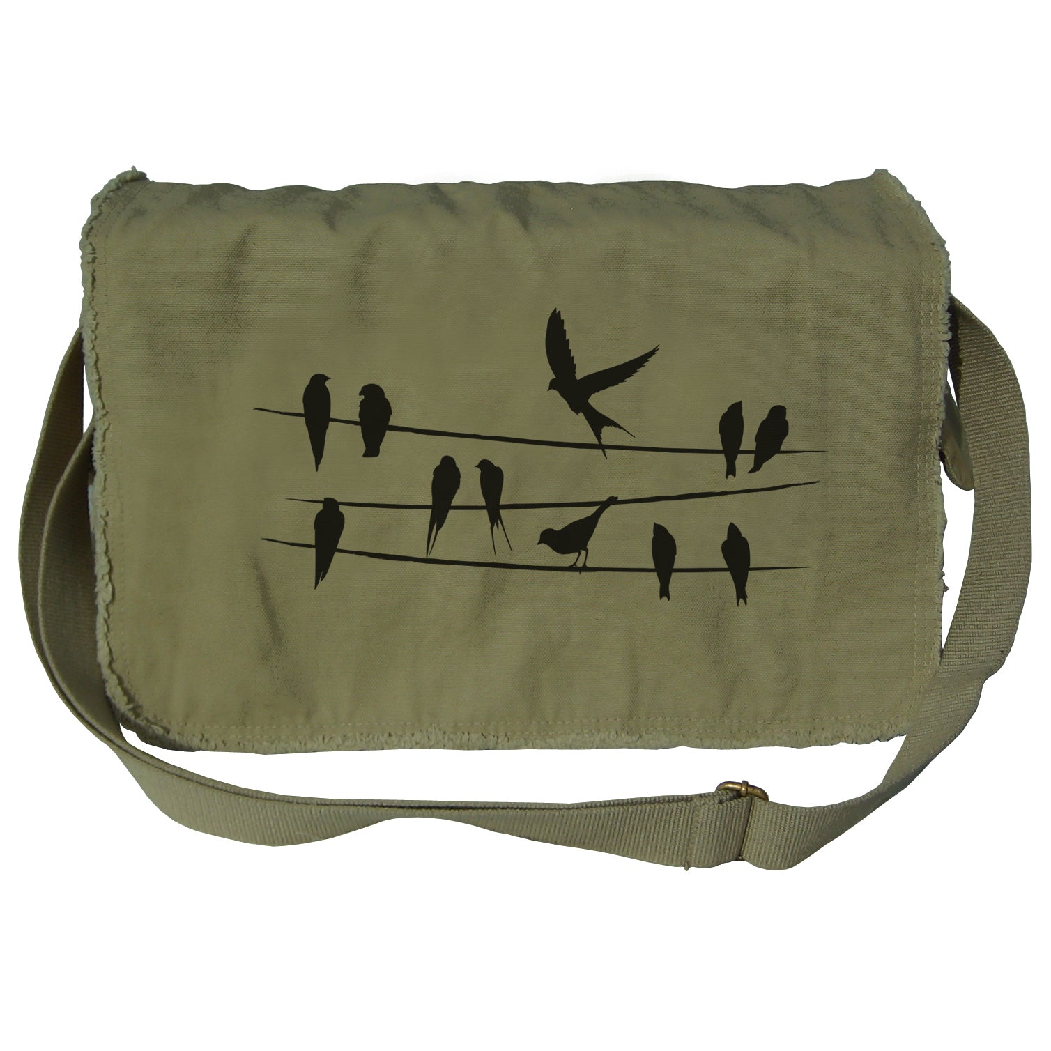 Birds on a Wire Messenger Bag