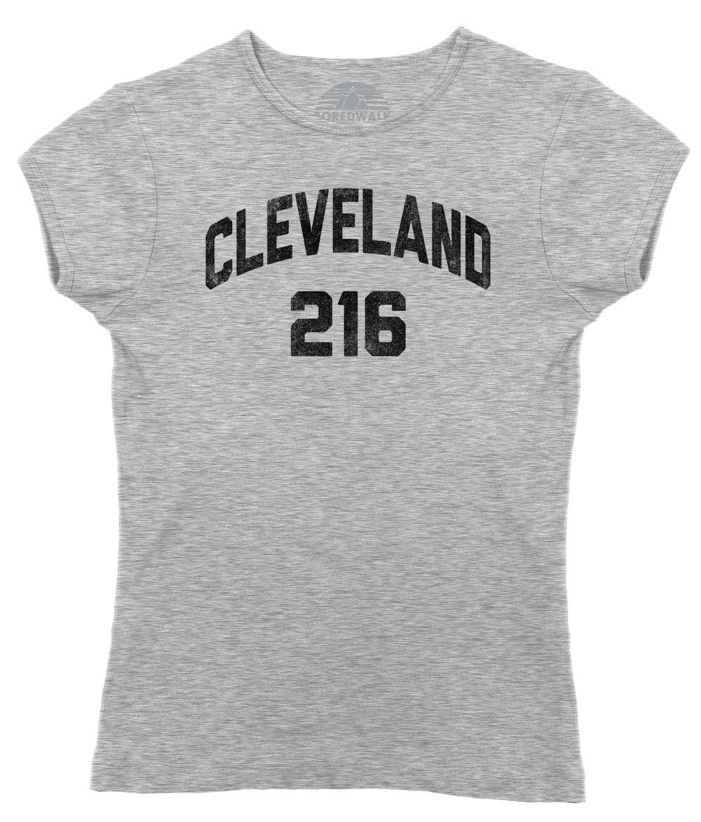 Women's Cleveland 216 Area Code T-Shirt