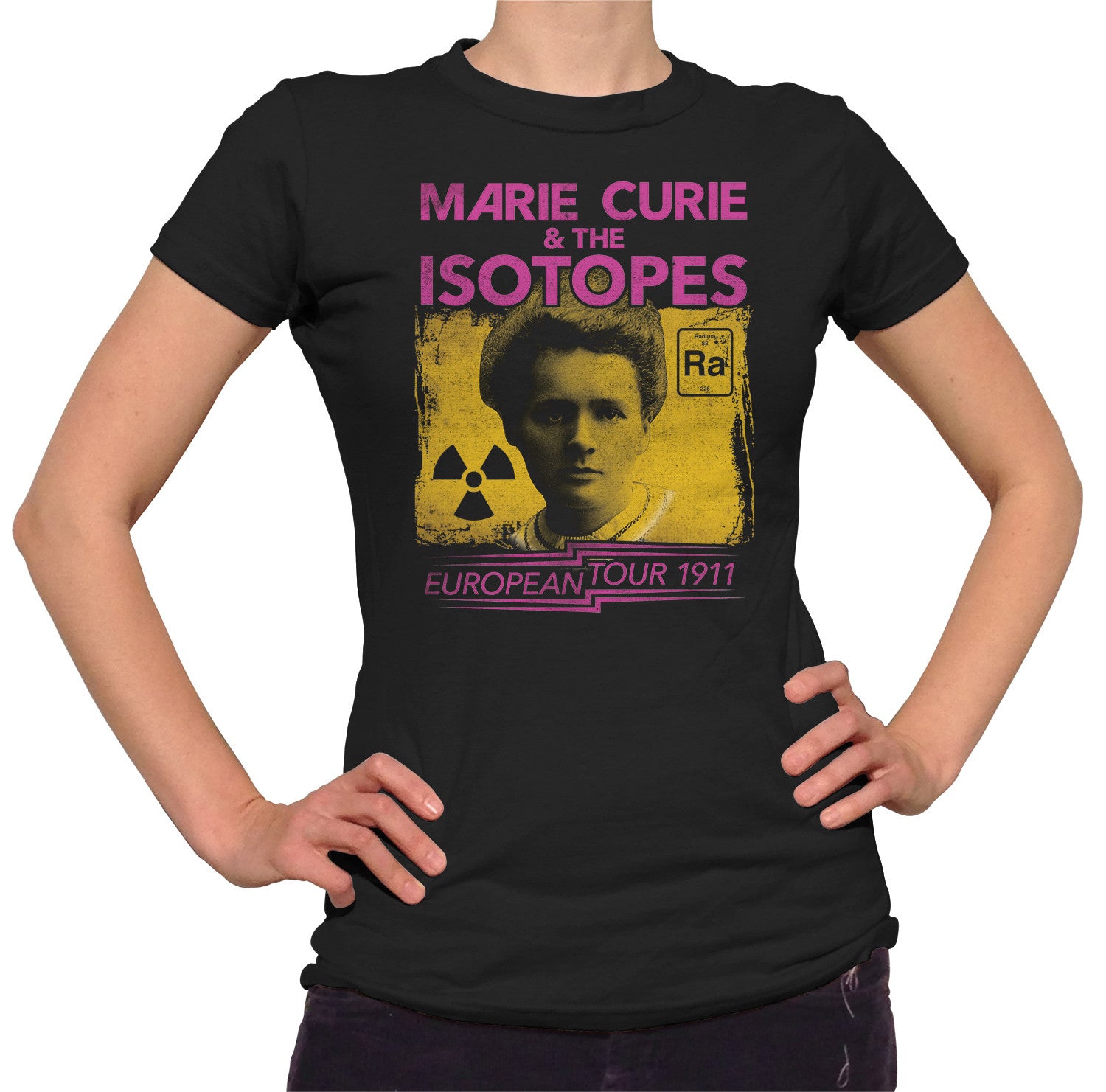 Women's Marie Curie European Tour T-Shirt - Scientist Shirt