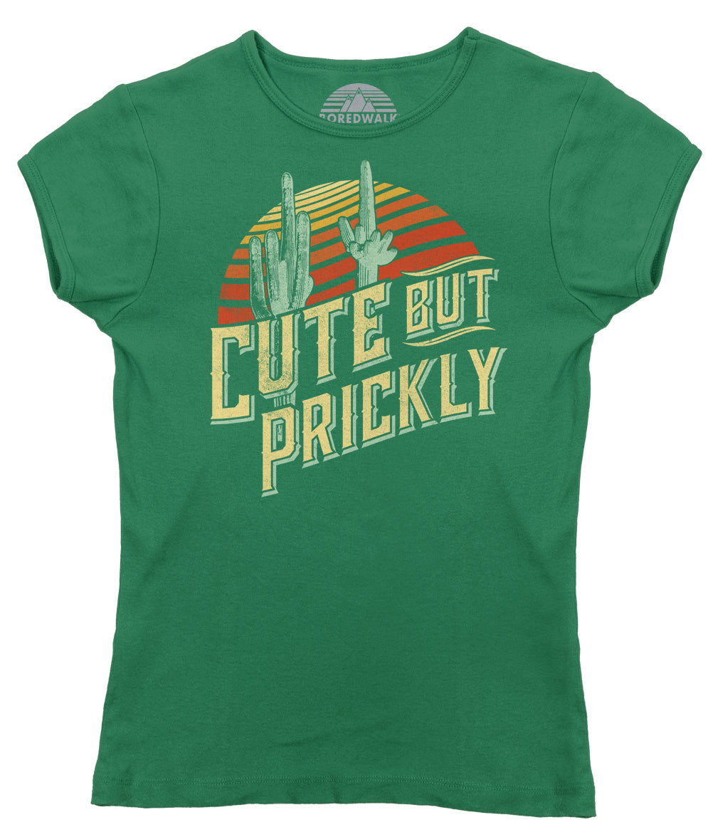 Women's Cute But Prickly T-Shirt - Cactus Shirt