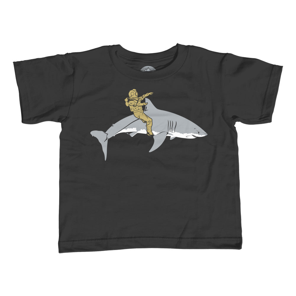 Boy's Diver Riding a Shark T-Shirt - By Ex-Boyfriend