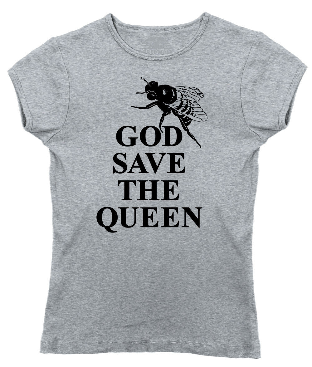 Women's God Save The Queen Bee Save The Bees Bee T-Shirt