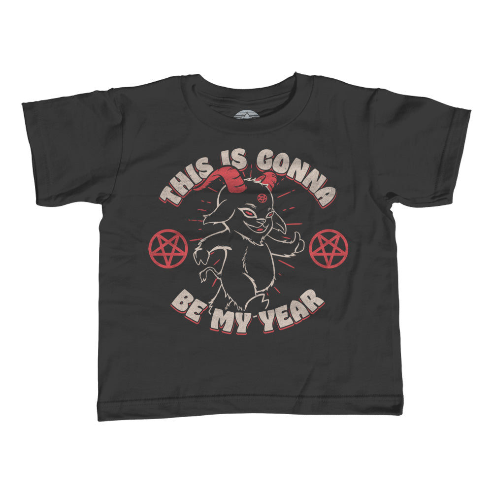 Girl's This is Gonna Be My Year Devil T-Shirt - Unisex Fit