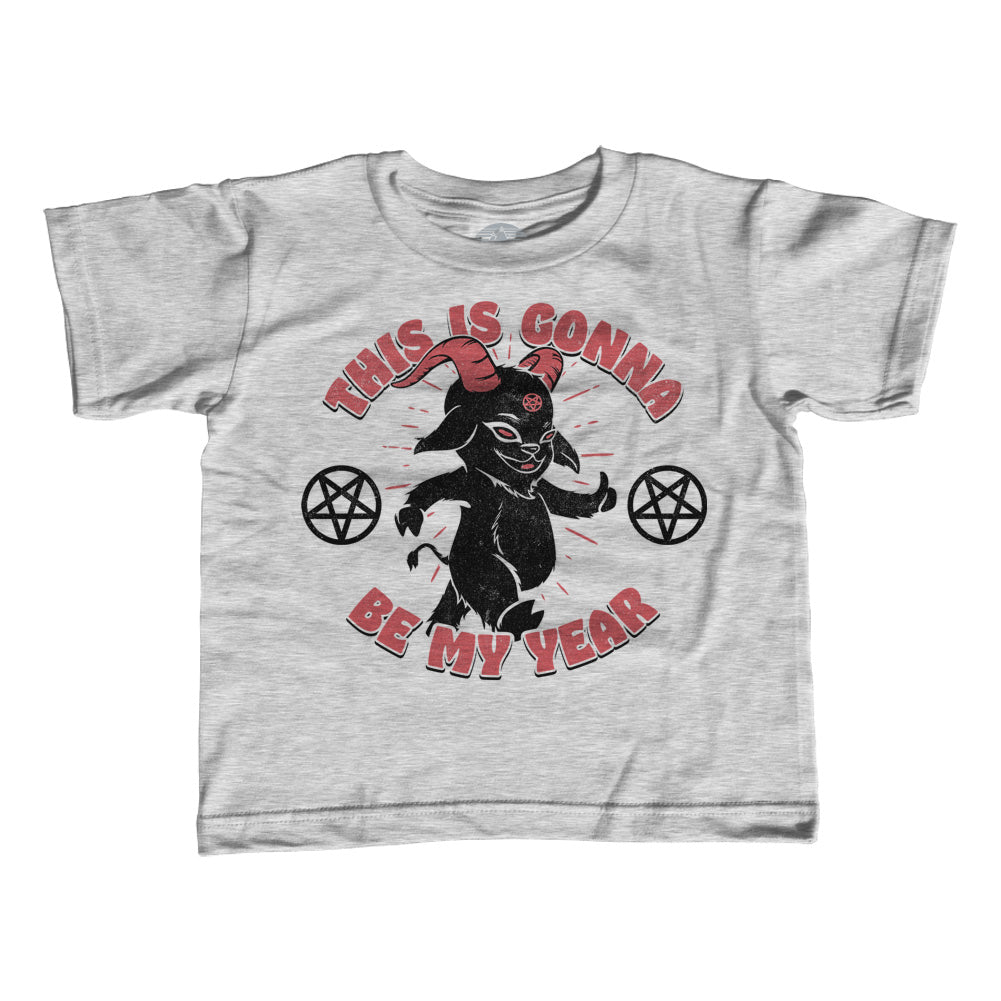 Girl's This is Gonna Be My Year Devil T-Shirt - Unisex Fit