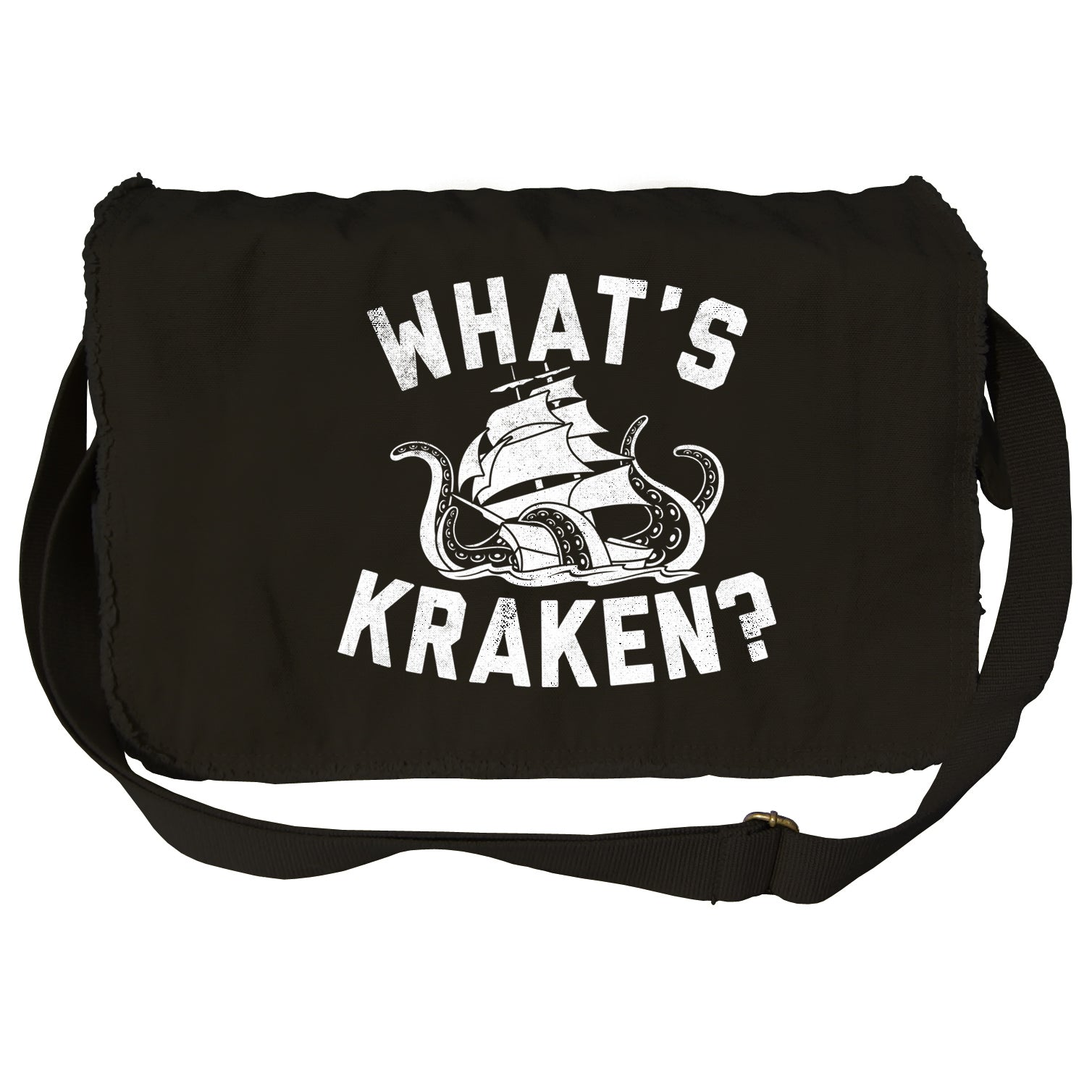 What's Kraken Sea Monster Messenger Bag
