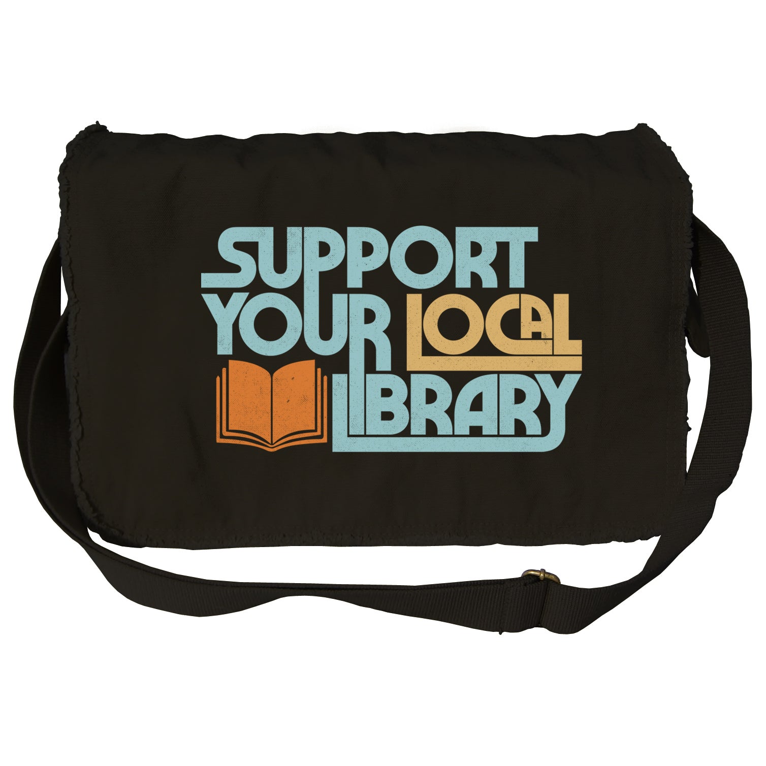 Support Your Local Library Messenger Bag