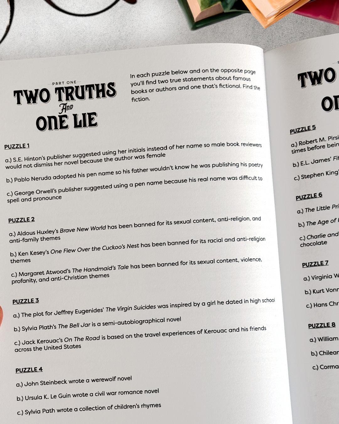 Once Upon a Time: A Literary Activity Book for Adults