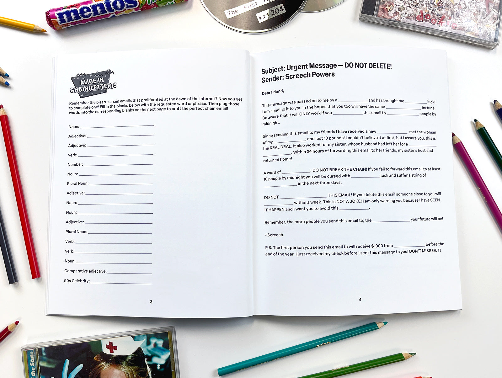Slightly Imperfect Whatever! An Activity Book for 90s Kids