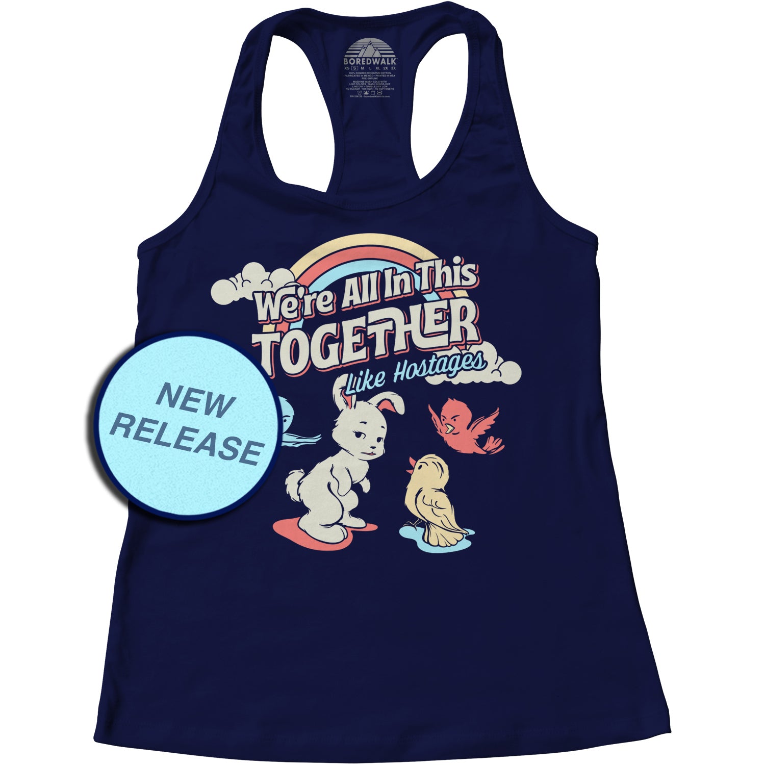 Women's We're All In This Together Like Hostages Racerback Tank Top