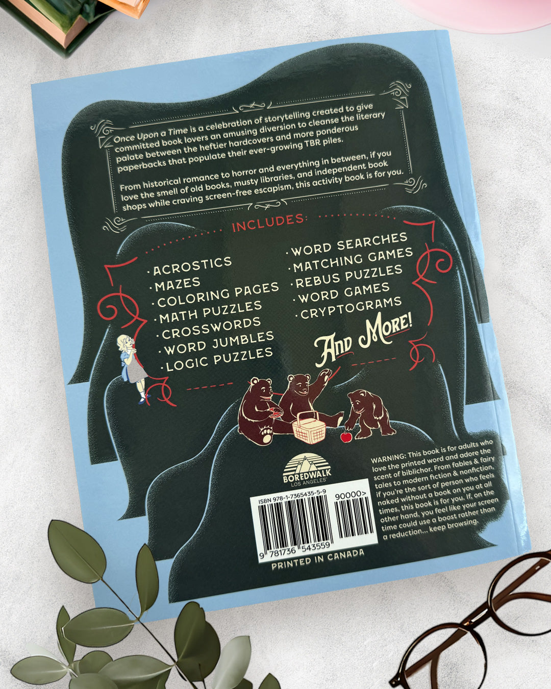 Once Upon a Time: A Literary Activity Book for Adults