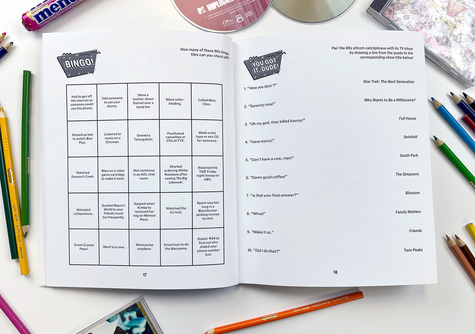 Slightly Imperfect Whatever! An Activity Book for 90s Kids