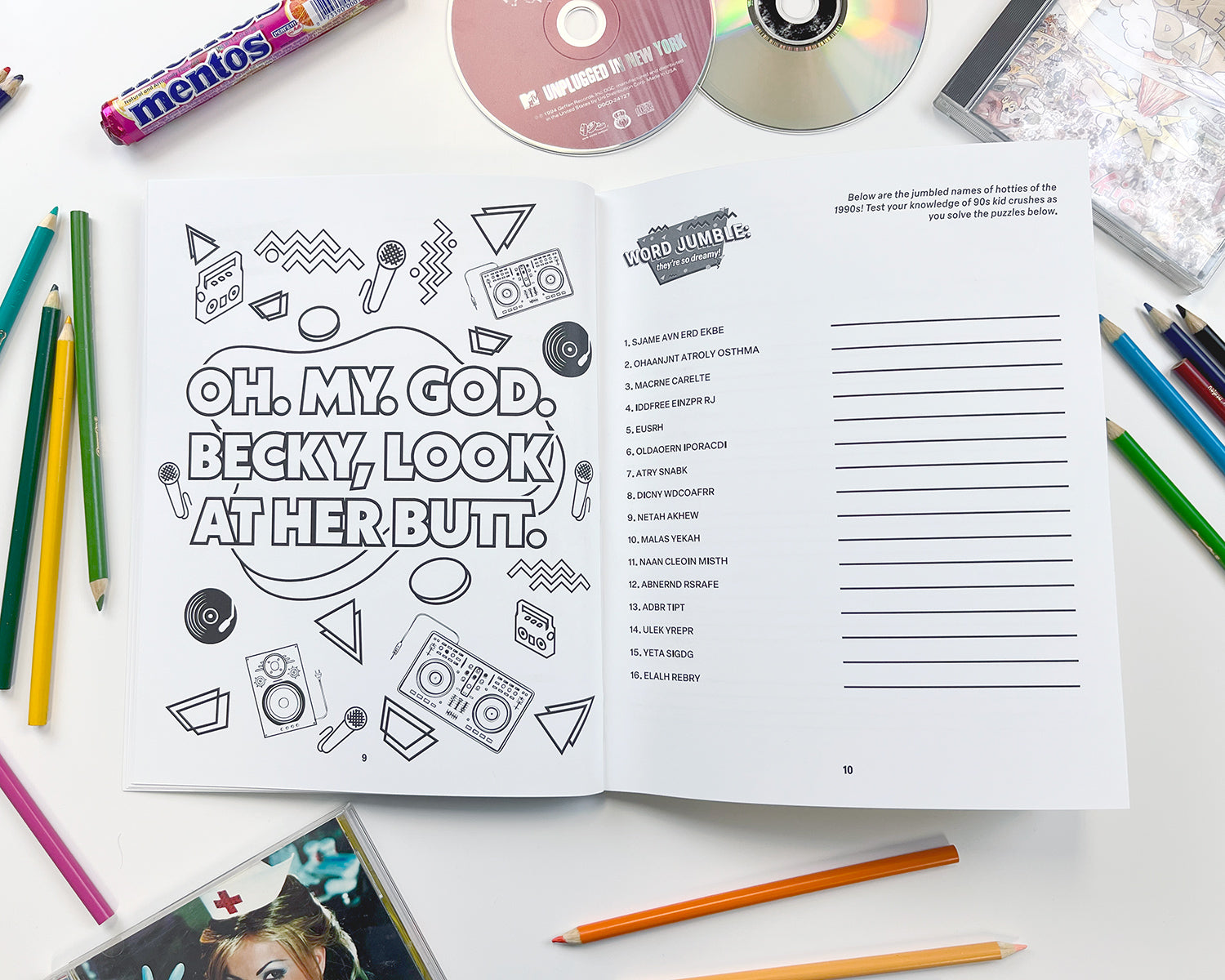 Slightly Imperfect Whatever! An Activity Book for 90s Kids