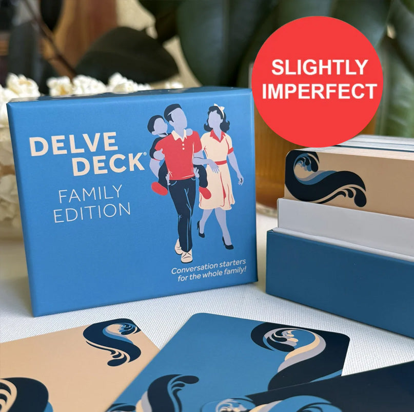 Slightly Imperfect Delve Deck Conversation Cards - Family Edition
