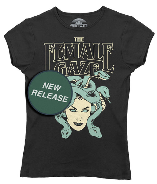 Women's The Female Gaze Medusa T-Shirt - Boredwalk