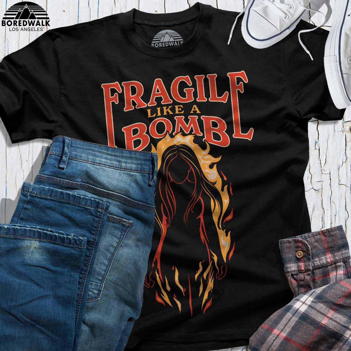 Men's Fragile Like a Bomb T-Shirt