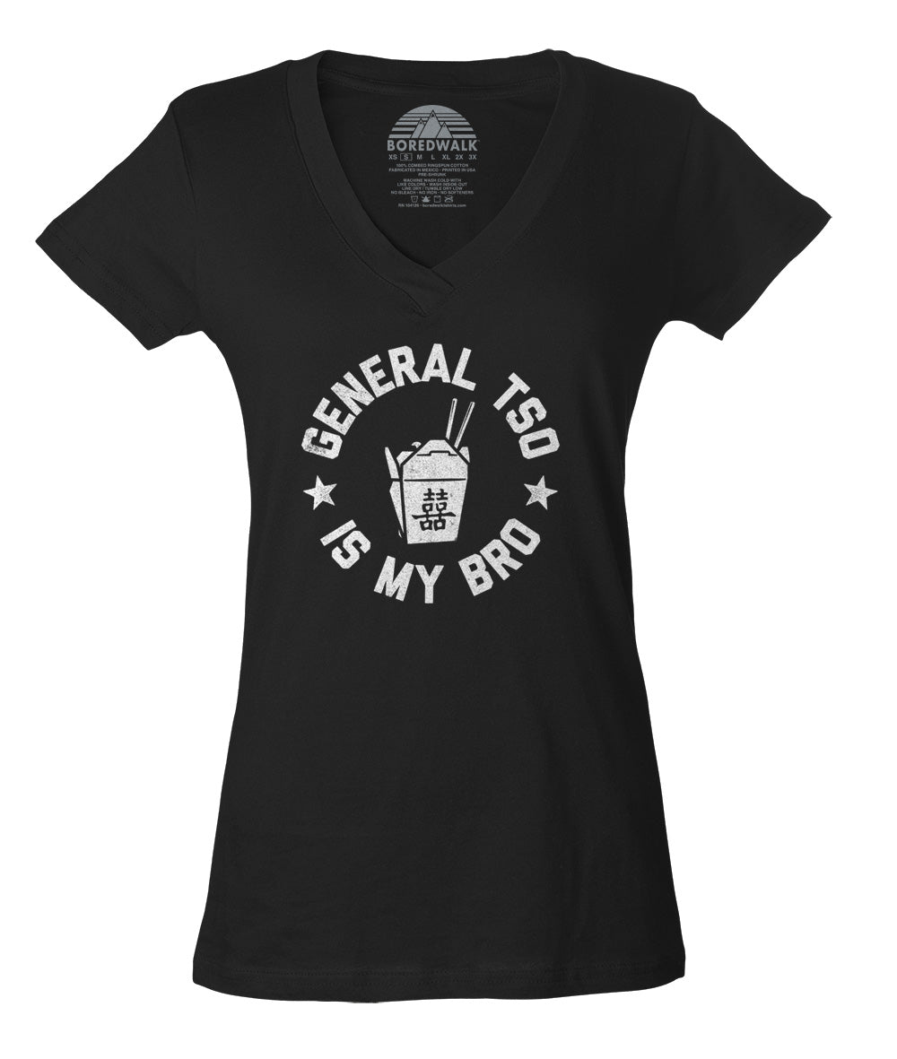 Women's General Tso Is My Bro Vneck T-Shirt