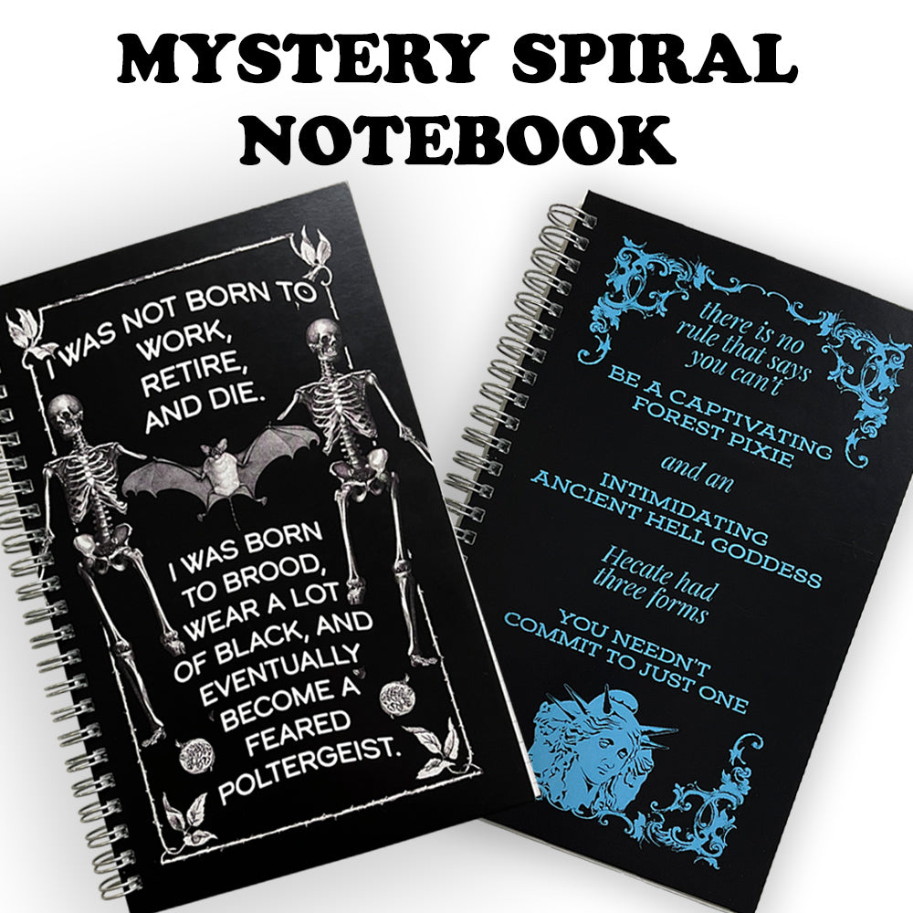 Mystery Spiral Notebook