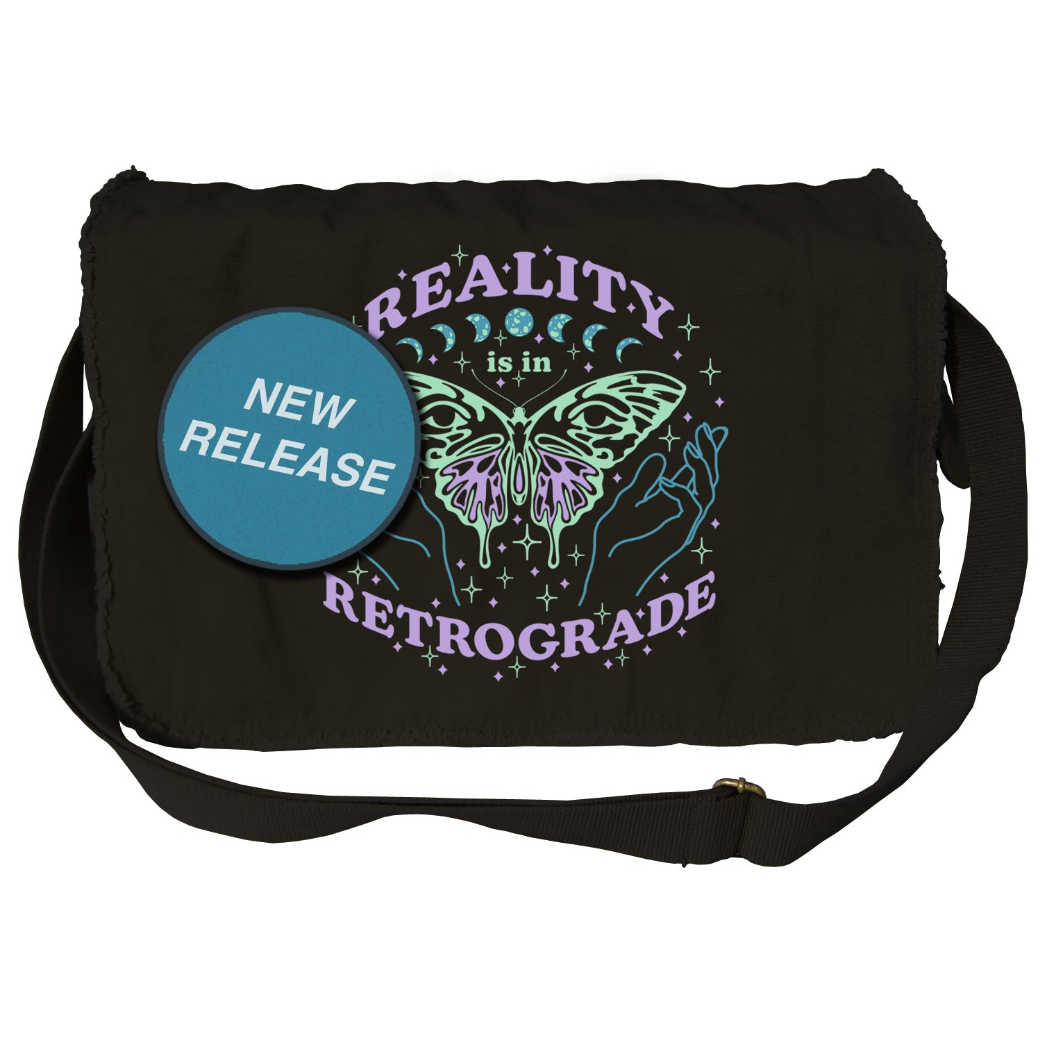 Reality is in Retrograde Messenger Bag