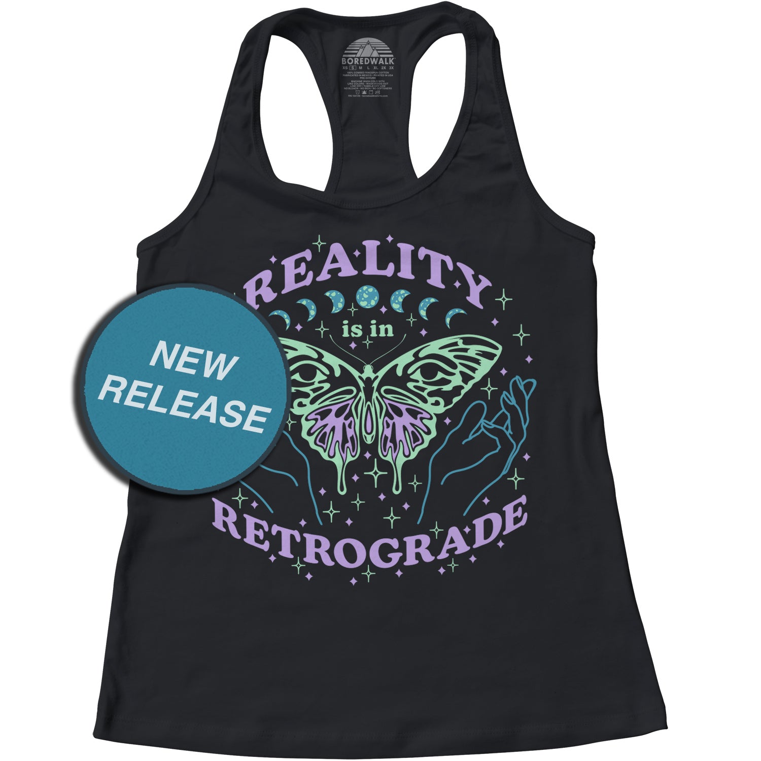 Women's Reality is in Retrograde Racerback Tank Top