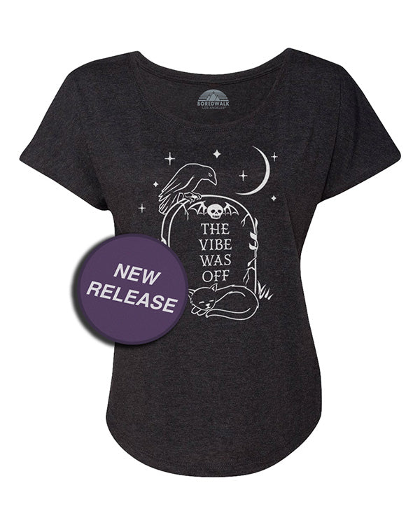 Women's The Vibe Was Off Scoop Neck T-Shirt