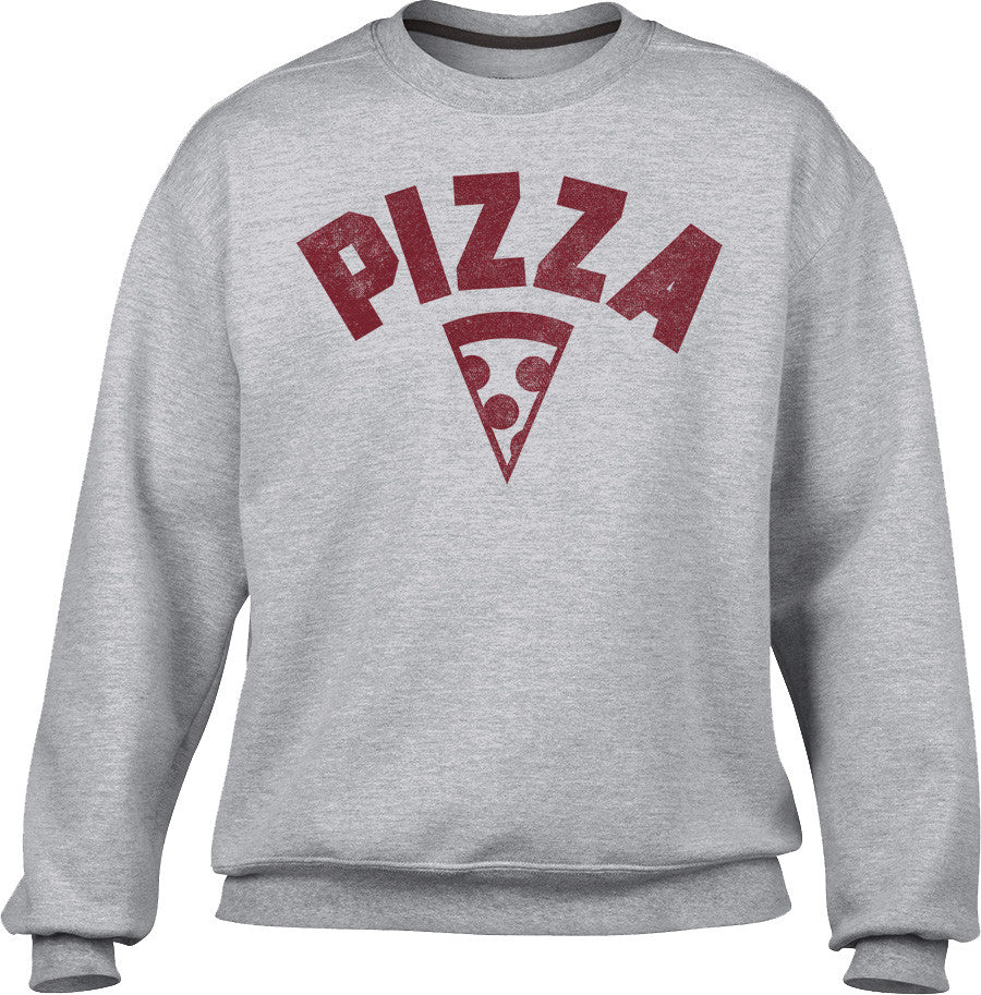 Unisex Team Pizza Sweatshirt Vintage Retro Athletic Logo Inspired