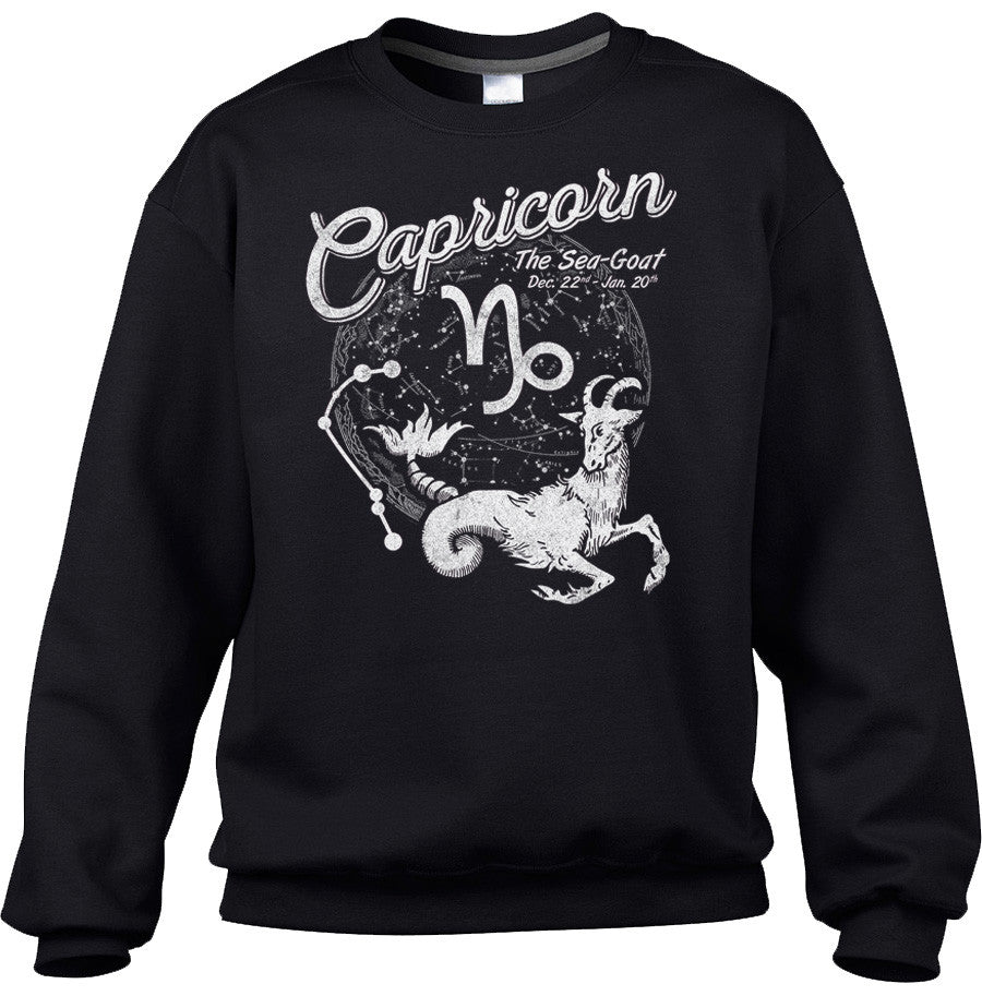 Unisex Vintage Capricorn Sweatshirt