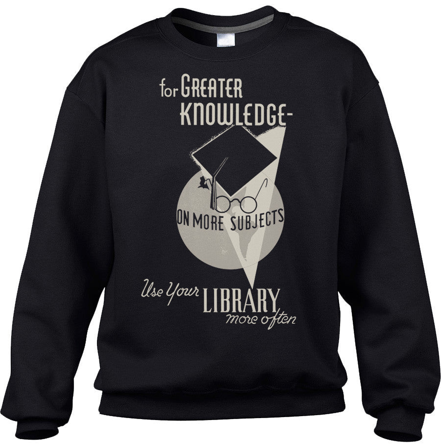 Unisex Visit Your Library Vintage Sweatshirt