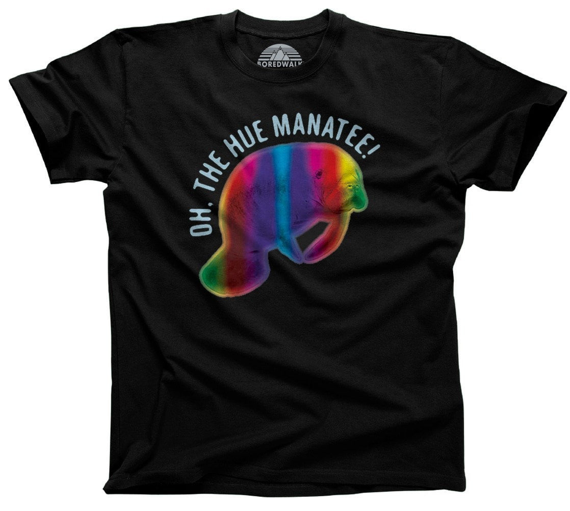 Men's Oh The Hue Manatee T-Shirt Manatee Pun Tshirt