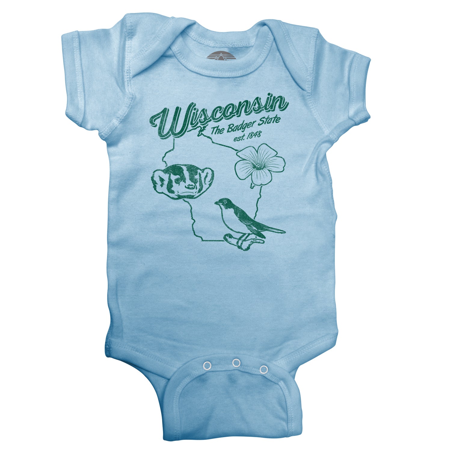 Vintage Wisconsin State Infant Bodysuit - Unisex Fit