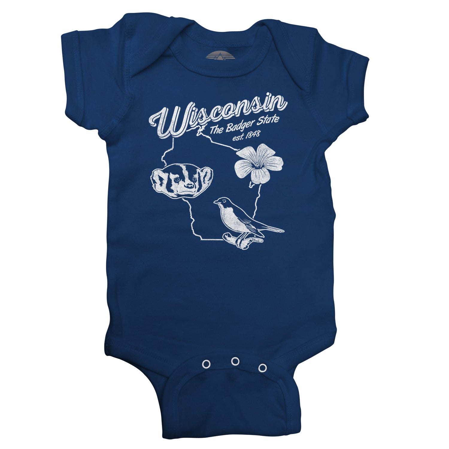 Vintage Wisconsin State Infant Bodysuit - Unisex Fit