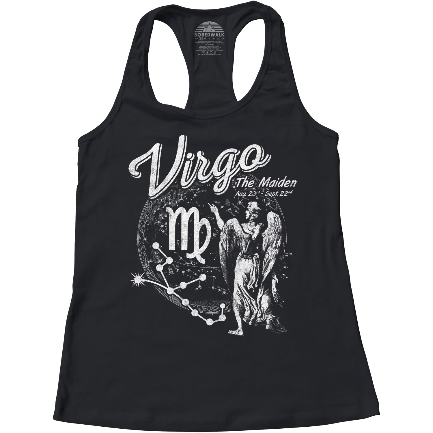 Women's Vintage Virgo Racerback Tank Top