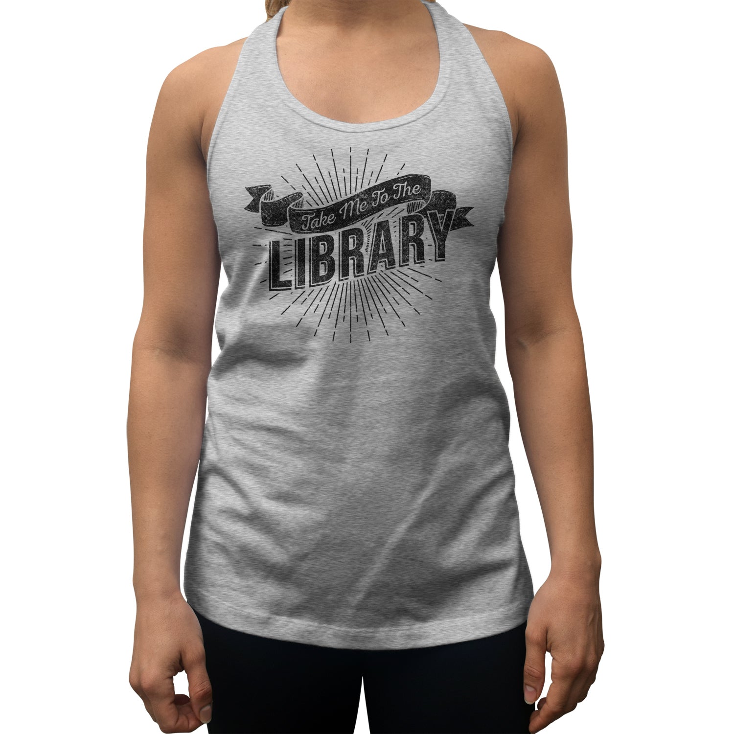 Women's Take Me To The Library Racerback Tank Top