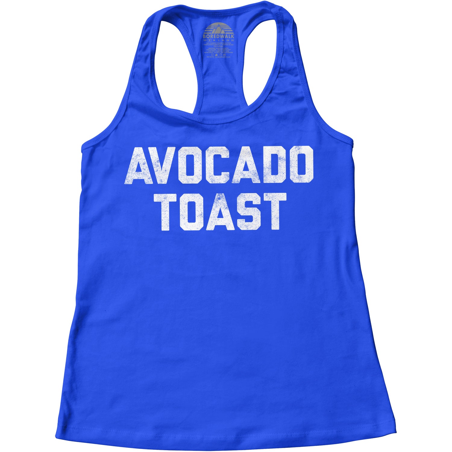 Women's Avocado Toast Racerback Tank Top