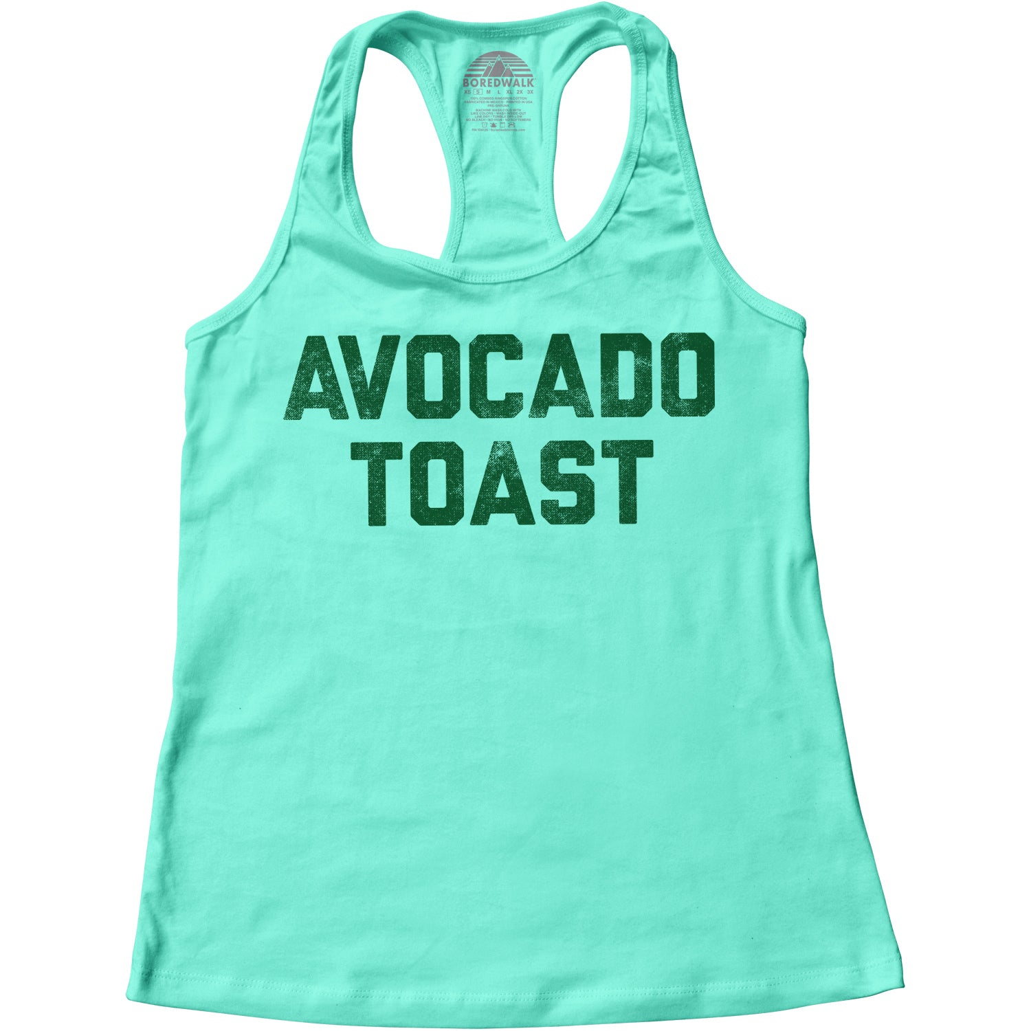 Women's Avocado Toast Racerback Tank Top