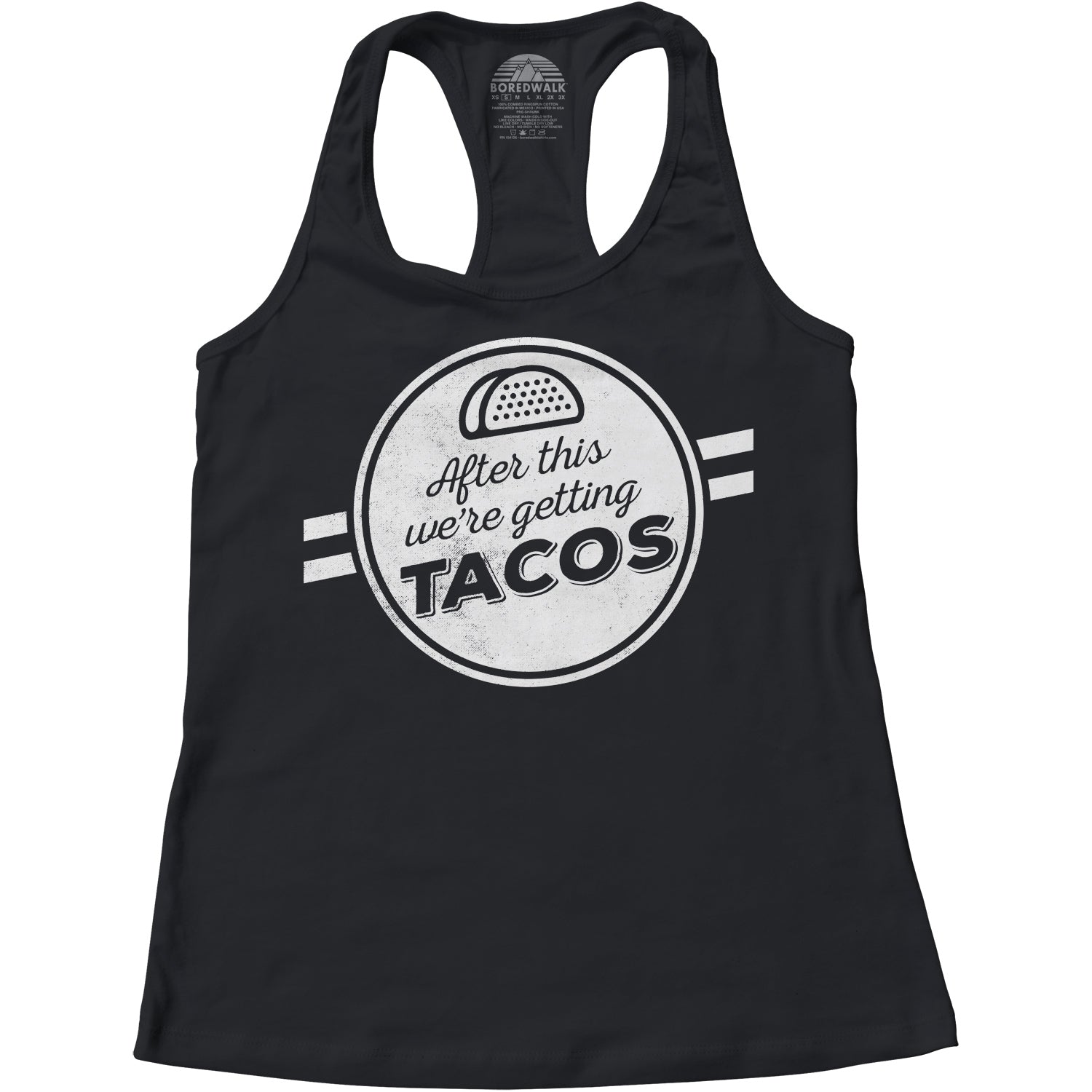 Women's After This We're Getting Tacos Racerback Tank Top