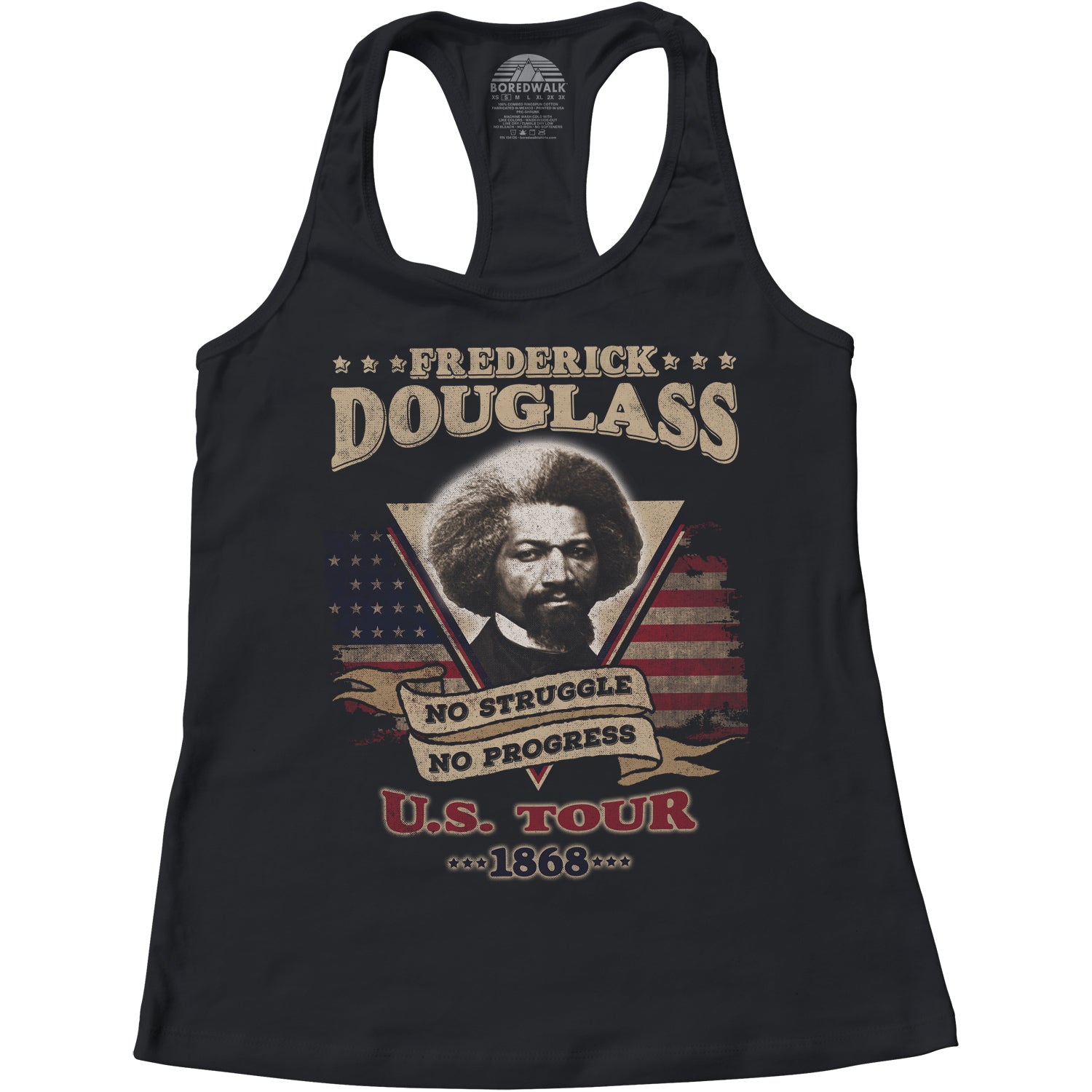 Women's Frederick Douglass USA Tour Racerback Tank Top