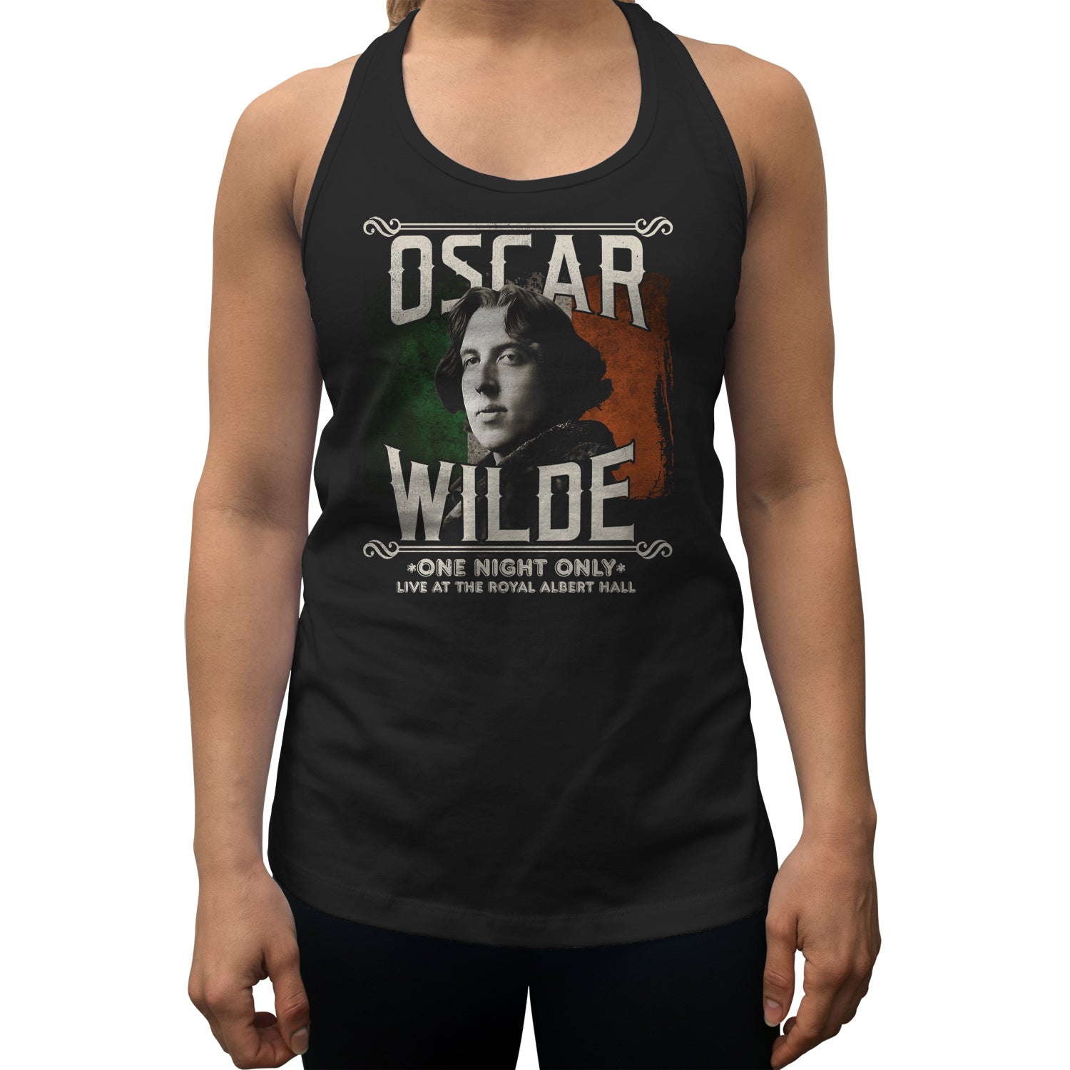 Women's Oscar Wilde Live Tour Racerback Tank Top