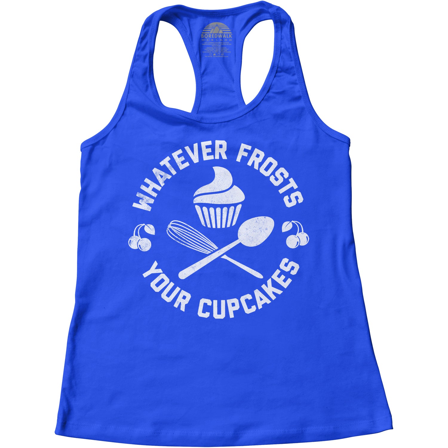 Women's Whatever Frosts Your Cupcakes Racerback Tank Top