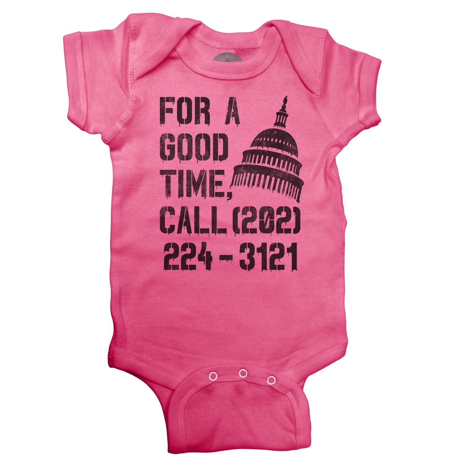 For a Good Time Call Congress Infant Bodysuit - Unisex Fit
