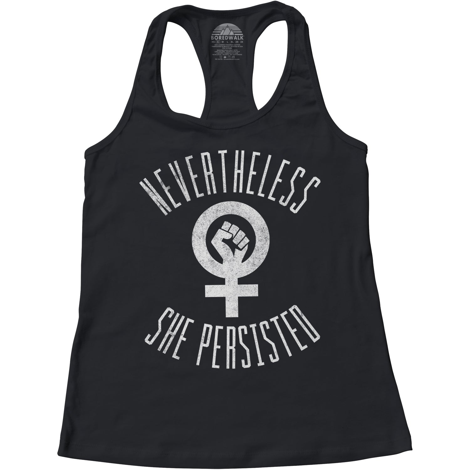 Women's Nevertheless She Persisted Racerback Tank Top
