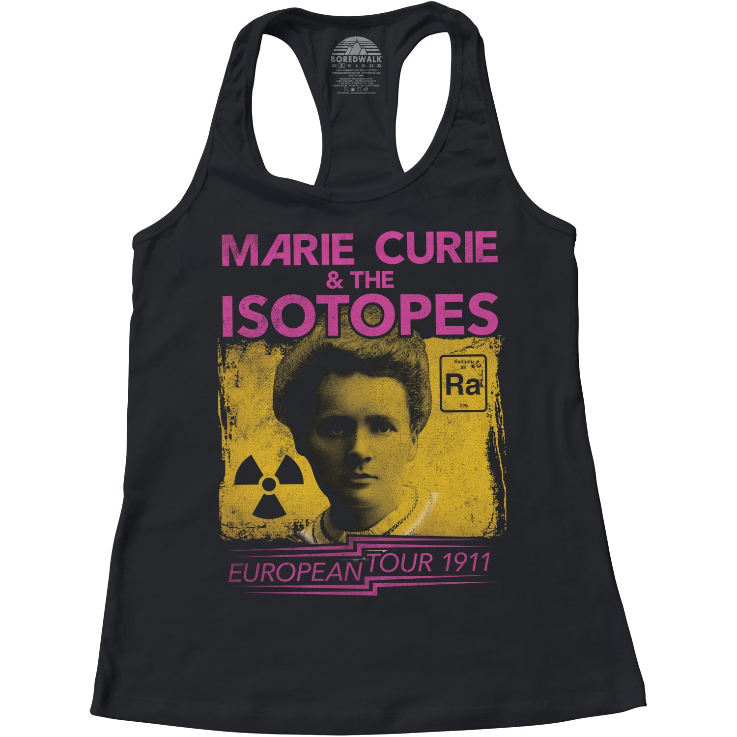 Women's Marie Curie European Tour Racerback Tank Top