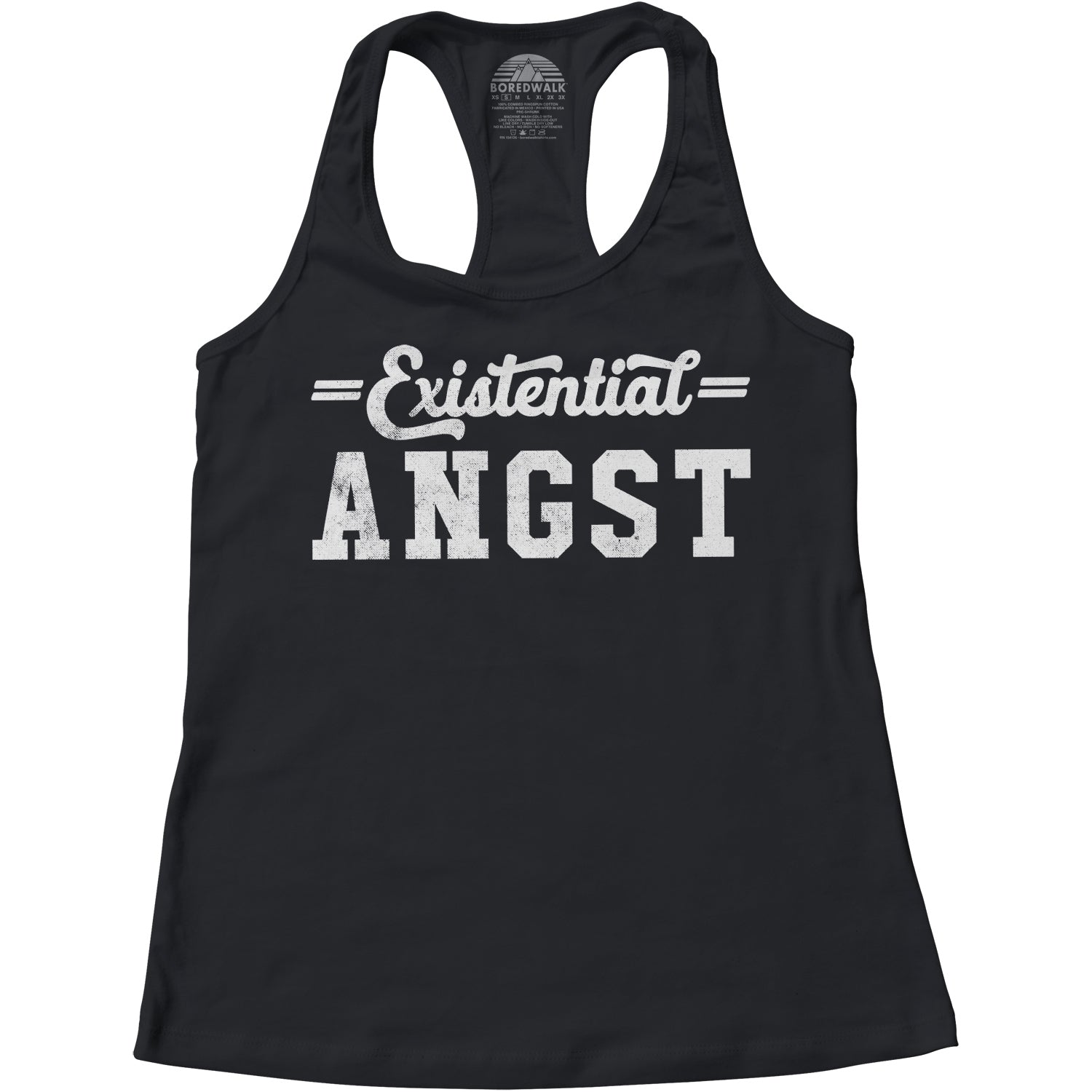 Women's Existential Angst Racerback Tank Top