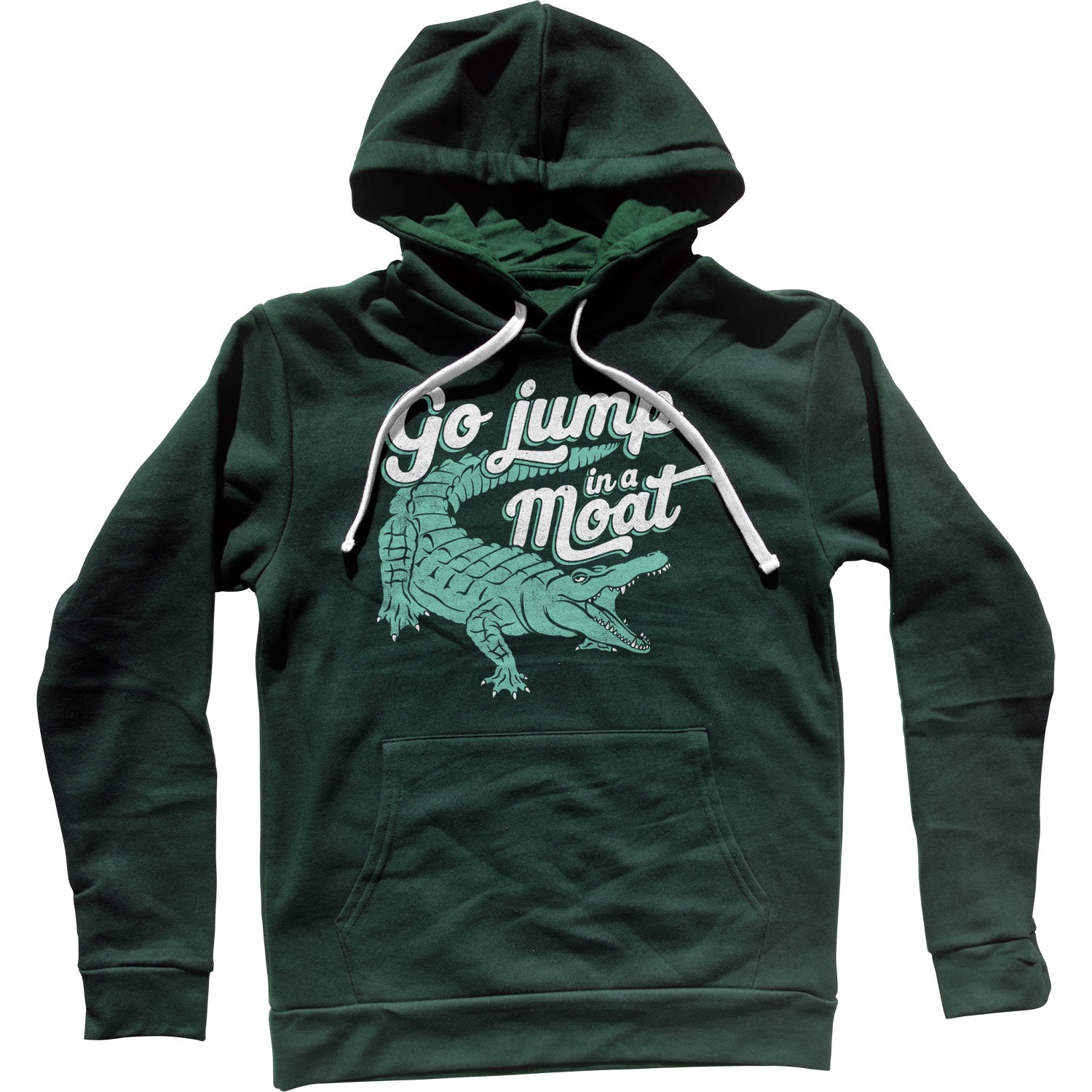 Go Jump in a Moat Alligator Unisex Hoodie