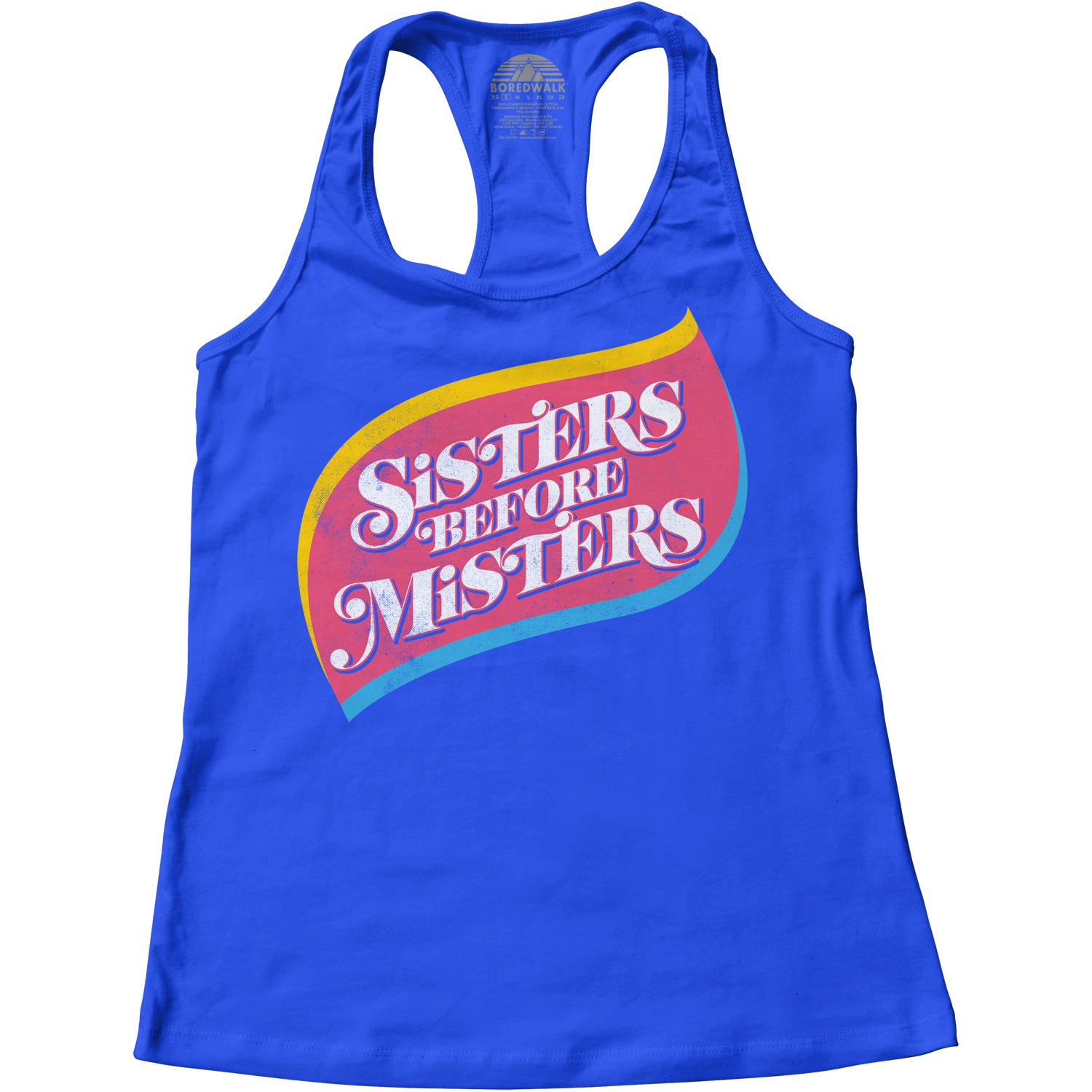 Women's Sisters Before Misters Racerback Tank Top