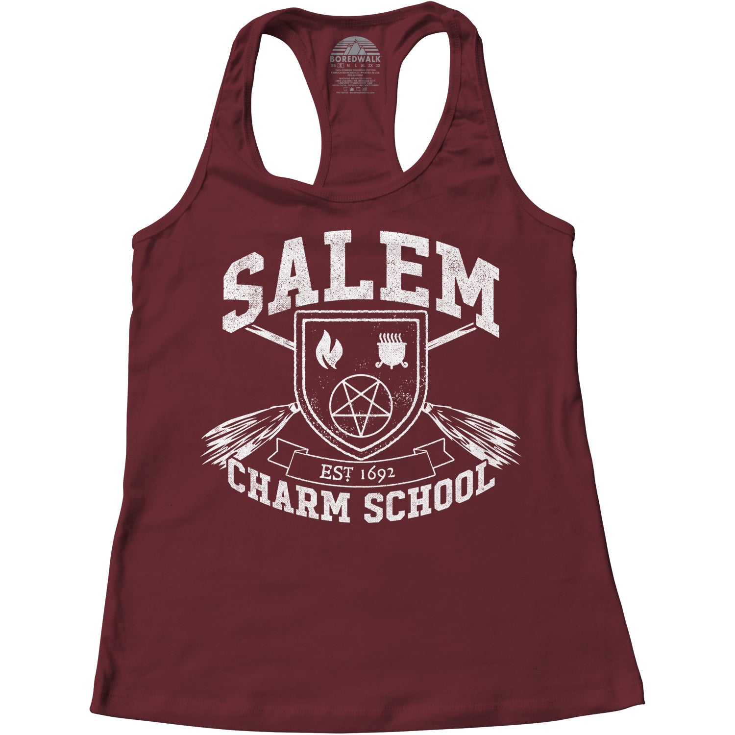 Women's Salem Charm School Racerback Tank Top