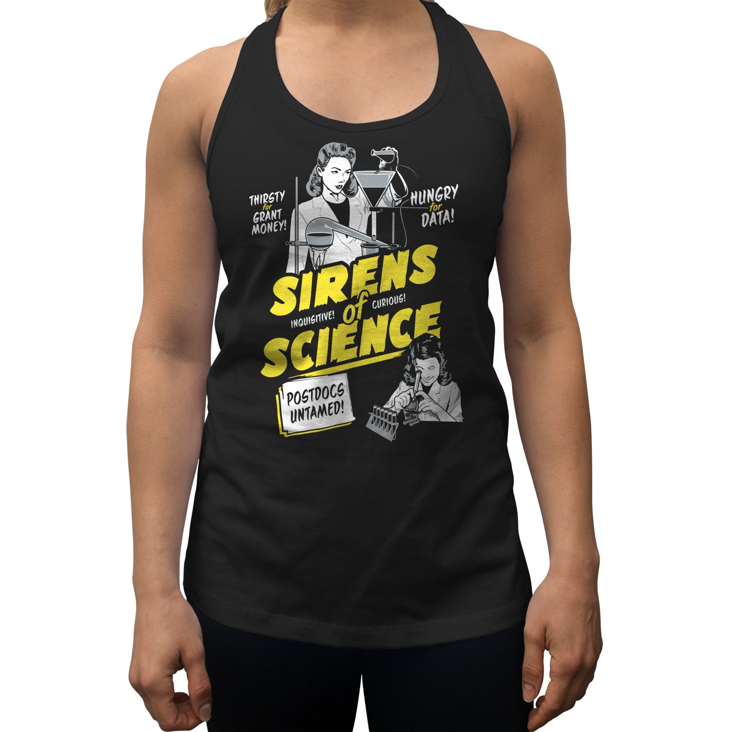 Women's Sirens of Science Racerback Tank Top