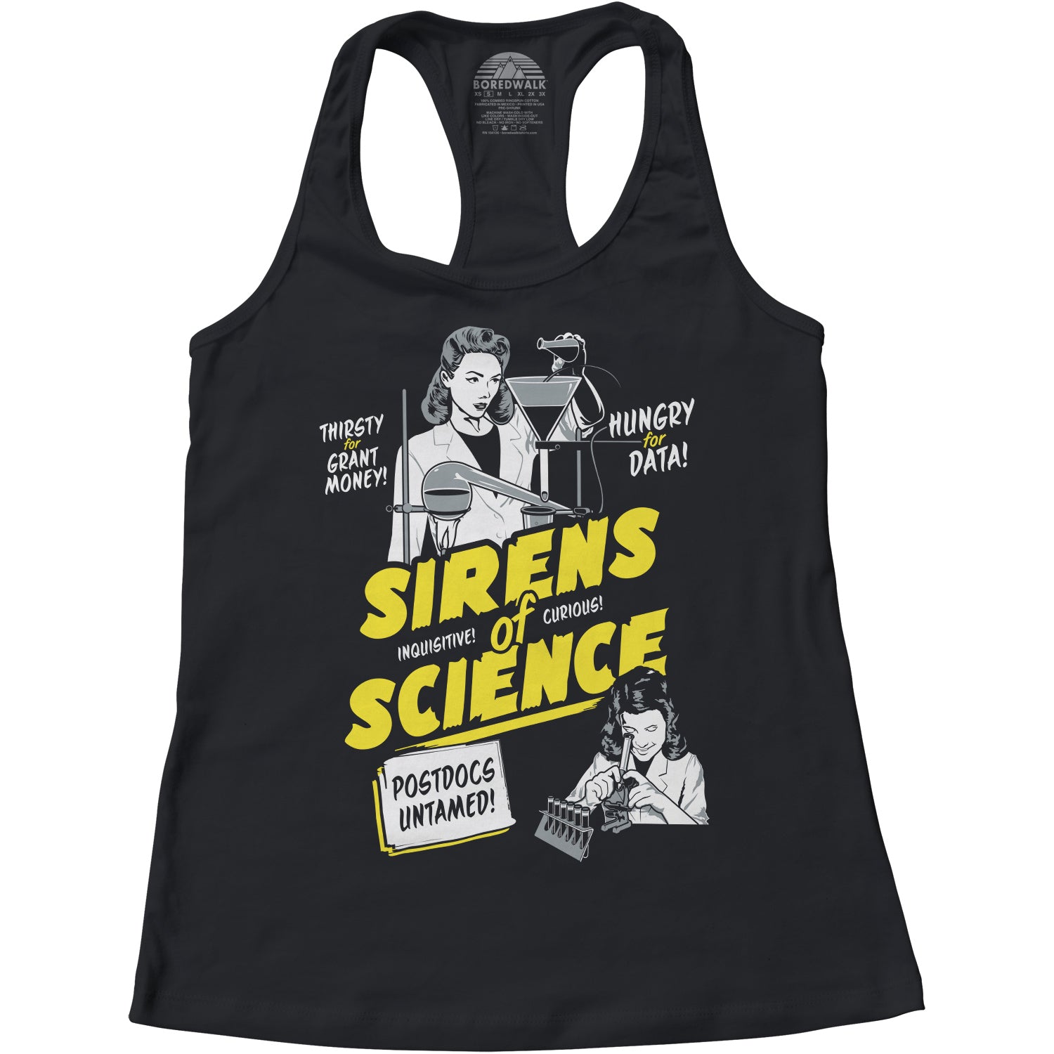 Women's Sirens of Science Racerback Tank Top
