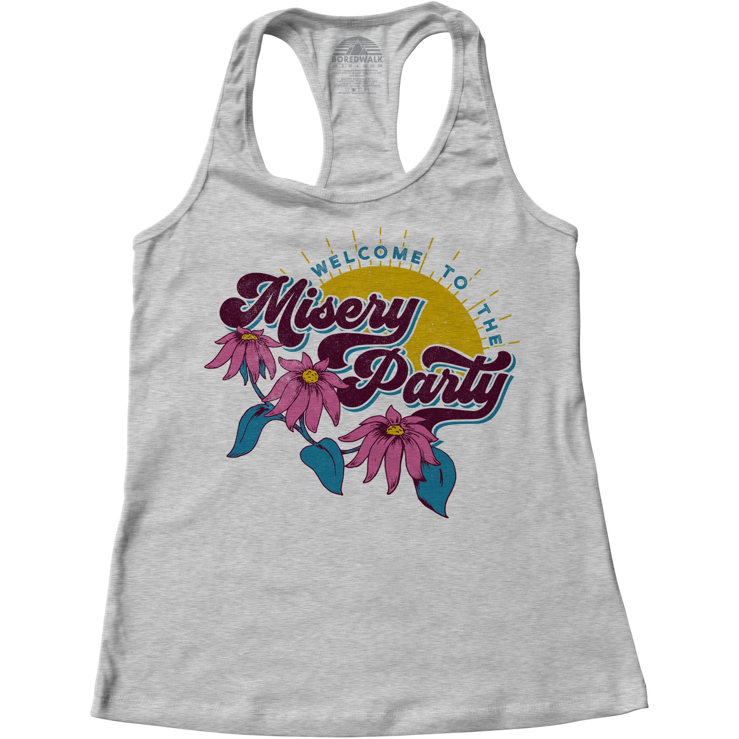 Women's Welcome To The Misery Party Racerback Tank Top